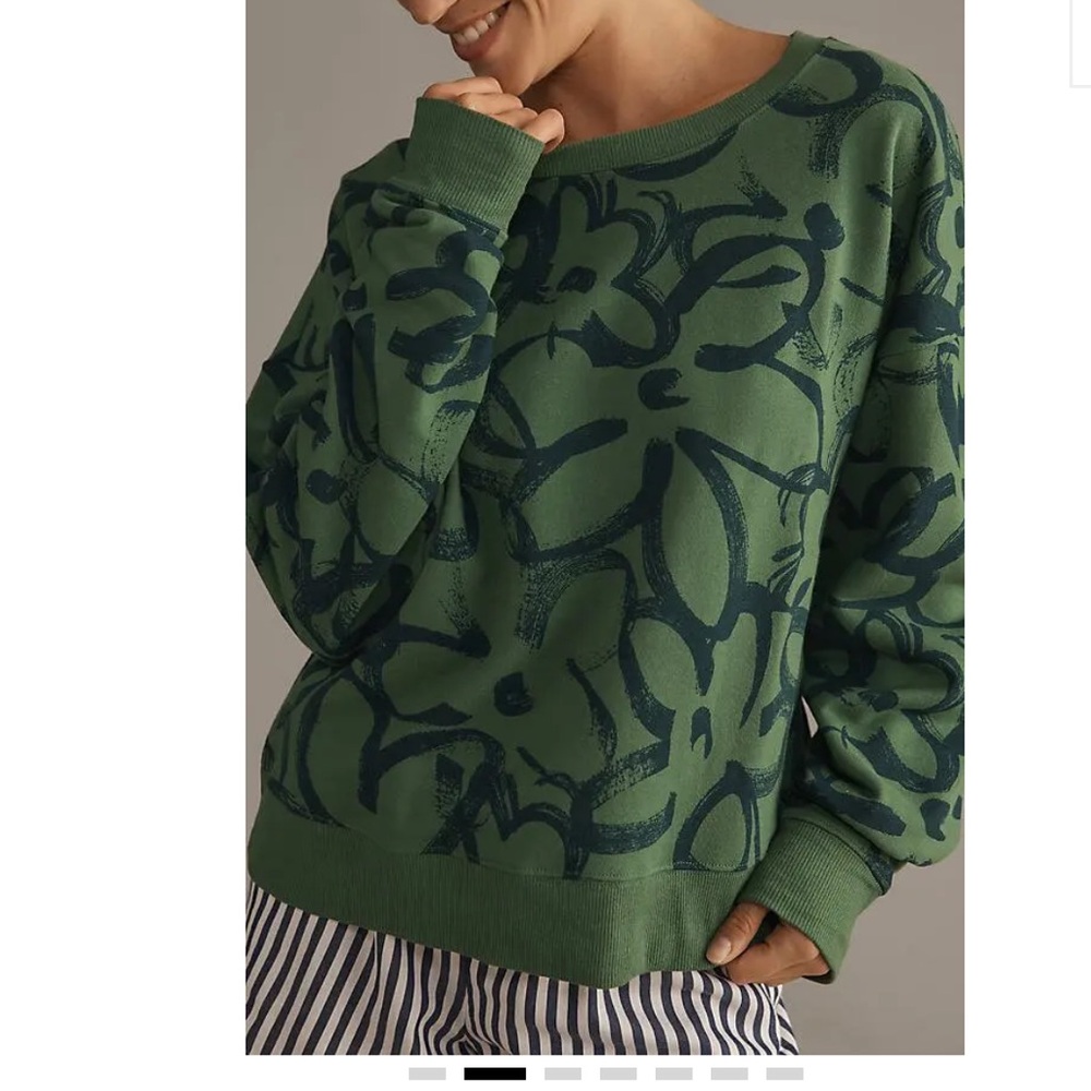 NWT Maeve Floral Print Pullover Sweatshirt